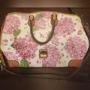 Dooney & Bourke Pink Hydrangea Satchel